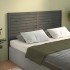 Cabecero de cama madera maciza de pino gris 126x4x100