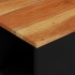 Mesa de centro de madera maciza de acacia 60x50x35