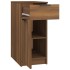 Armario de escritorio madera marrón roble 33,5x50x75