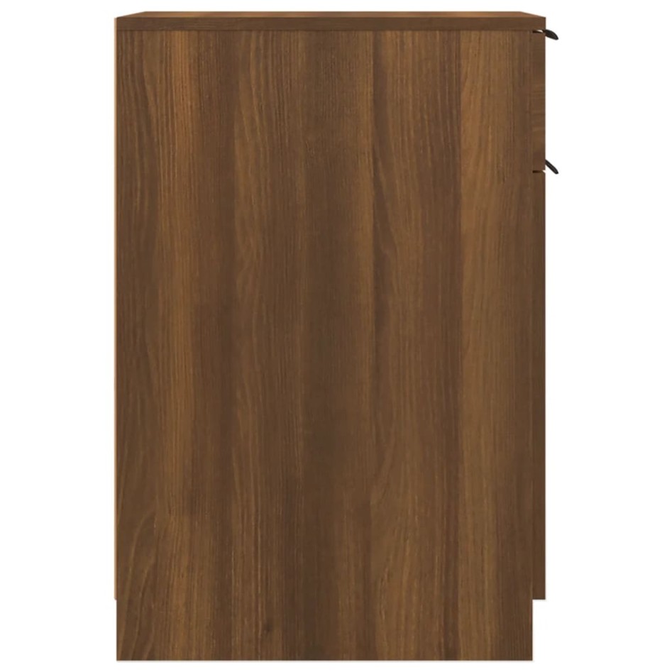 Armario de escritorio madera marrón roble 33,5x50x75