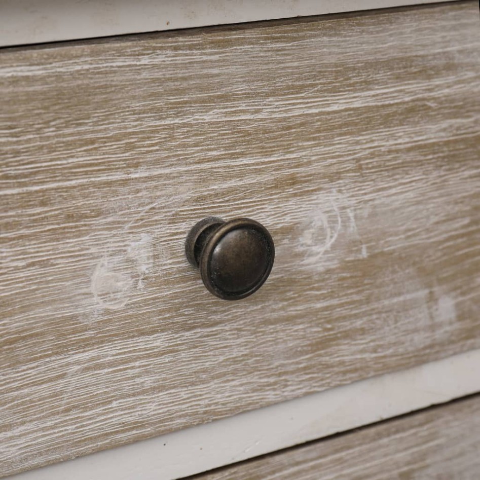 Mesita de noche madera de Paulownia 35x30x50