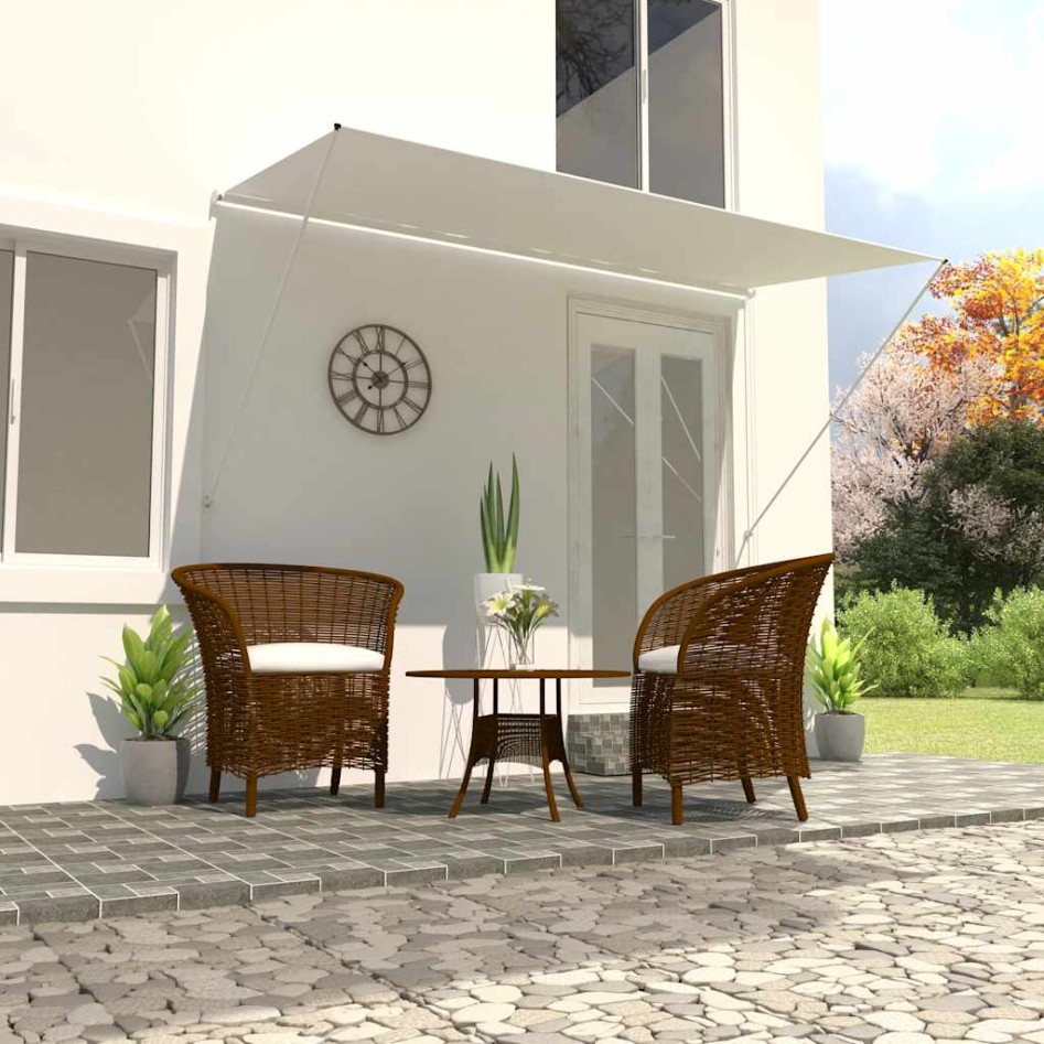 Toldo retráctil 350x150 cm