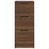 Aparadores 2 uds madera contrachapada marrón roble 30x30x70