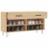 Banco zapatero madera de ingeniería roble Sonoma 102x35x55