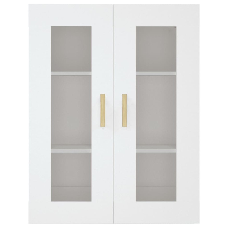 Armario de pared colgante blanco 69,5x34x90