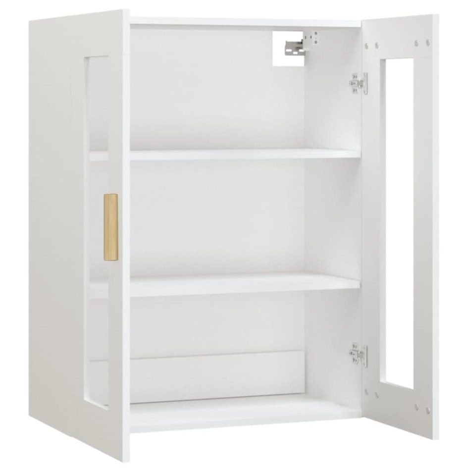 Armario de pared colgante blanco 69,5x34x90