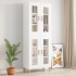 Armario de pared colgante blanco 69,5x34x90