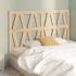 Cabecero de cama madera maciza de pino 146x4x100