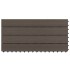Baldosas de porche 6 uds WPC marrón oscuro 60x30 cm 1,08