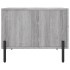 Mesas de centro 2 uds madera ingeniería gris Sonoma 50x50x40