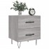 Mesitas noche 2 uds madera ingeniería gris Sonoma 40x35x47,5