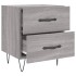 Mesitas noche 2 uds madera ingeniería gris Sonoma 40x35x47,5