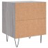 Mesitas noche 2 uds madera ingeniería gris Sonoma 40x35x47,5