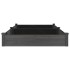 Jardinera arriate con forro madera abeto gris 240x120x25