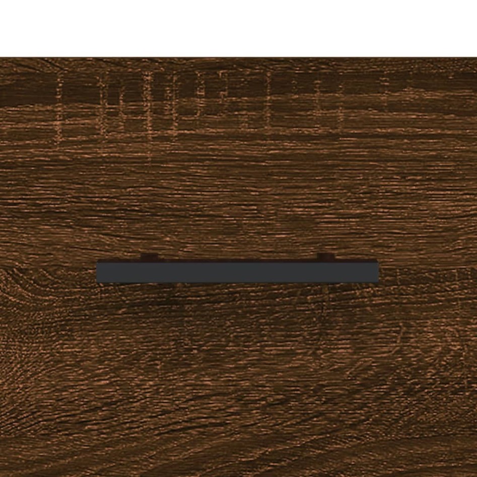 Mesas de centro 2 uds madera ingeniería marrón roble