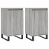 Aparadores 2 uds madera de ingeniería gris Sonoma 40x35x70