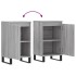 Aparadores 2 uds madera de ingeniería gris Sonoma 40x35x70