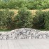 Cesta de gaviones forma arco hierro galvanizado 400x30x40/60
