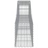 Cesta de gaviones forma arco hierro galvanizado 400x30x40/60