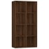 Estantería/Aparador contrachapada marrón roble 66x30x130