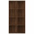 Estantería/Aparador contrachapada marrón roble 66x30x130