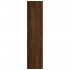 Estantería/Aparador contrachapada marrón roble 66x30x130