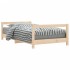 Estructura de cama para niños madera maciza de pino 80x160