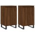 Aparadores 2 uds madera de ingeniería marrón roble 40x35x70