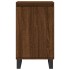 Aparadores 2 uds madera de ingeniería marrón roble 40x35x70