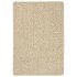 Alfombra peluda antideslizante color crema 160x230
