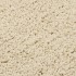 Alfombra peluda antideslizante color crema 160x230