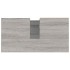 Armario de baño madera contrachapada gris Sonoma 65x33x60