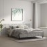Cabecero pared madera contrachapada gris Sonoma 240x1,5x80