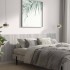 Cabecero pared madera contrachapada gris Sonoma 240x1,5x80