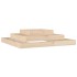 Jardinera de madera maciza de pino 110x110x27