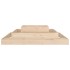 Jardinera de madera maciza de pino 110x110x27