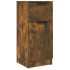 Aparadores 2 uds madera contrachapada roble ahumado 30x30x70