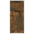 Aparadores 2 uds madera contrachapada roble ahumado 30x30x70