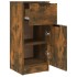 Aparadores 2 uds madera contrachapada roble ahumado 30x30x70
