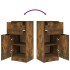 Aparadores 2 uds madera contrachapada roble ahumado 30x30x70