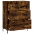 Aparador de madera de ingeniería roble ahumado 69,5x34x90