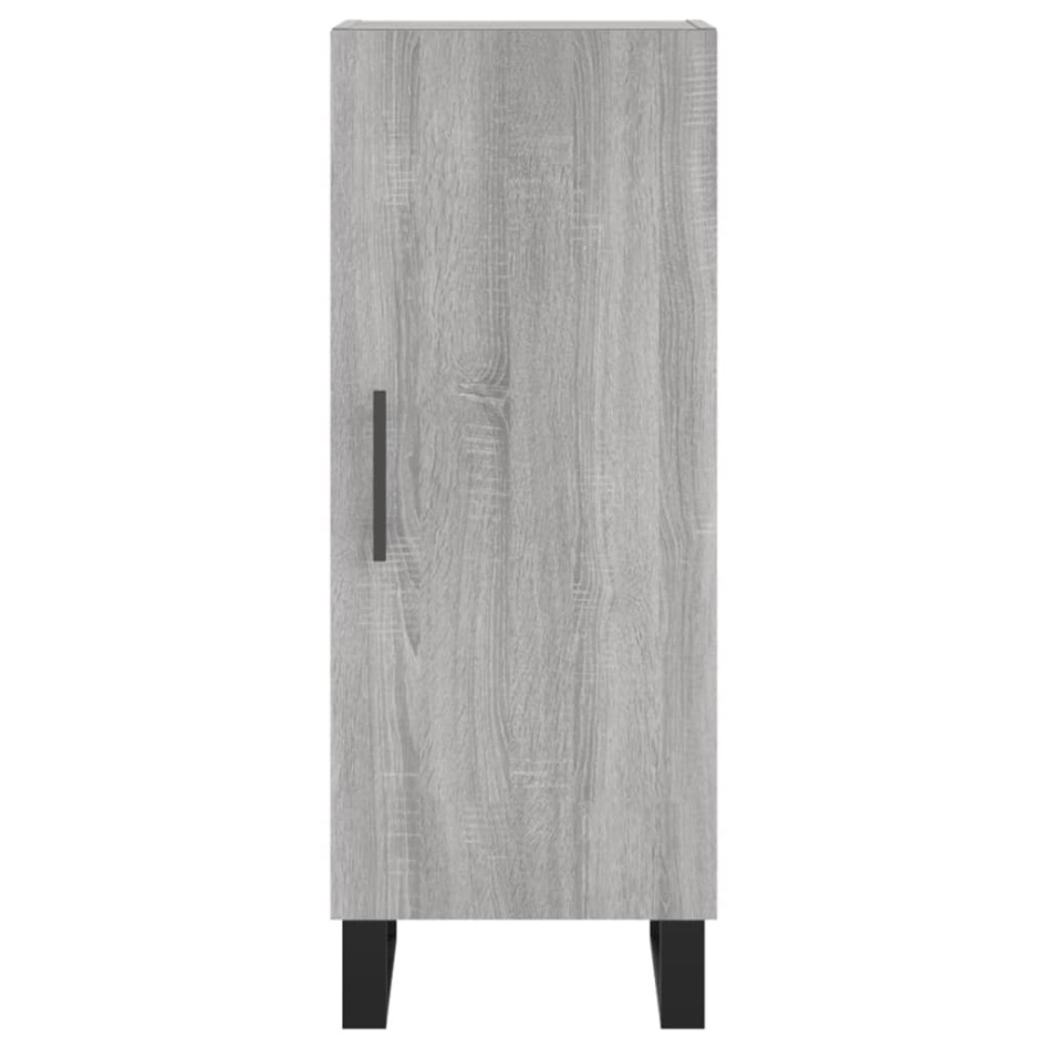 Aparador madera de ingeniería gris Sonoma 34,5x34x90