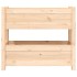Jardinera de madera maciza de pino 77x25x66