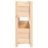 Jardinera de madera maciza de pino 77x25x66