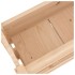 Jardinera de madera maciza de pino 77x25x66
