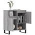 Aparador de madera contrachapada gris Sonoma 60x35x70