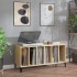 Mueble discos madera contrachapada roble Sonoma 100x38x48