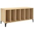 Mueble discos madera contrachapada roble Sonoma 100x38x48