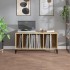 Mueble discos madera contrachapada roble Sonoma 100x38x48