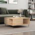 Mesa de centro madera contrachapada roble Sonoma 80x80x36,5